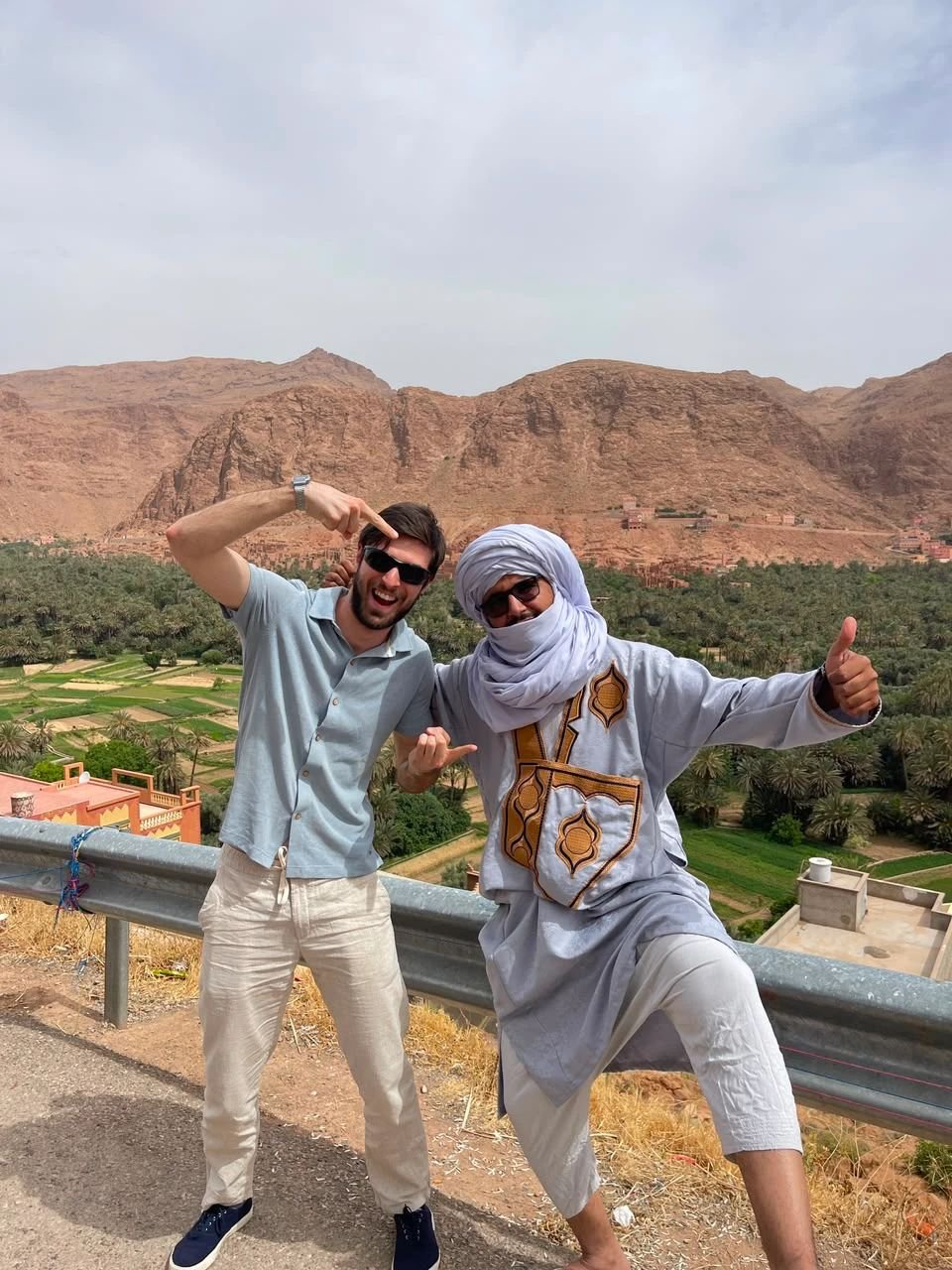 Our guide above the Ziz valley